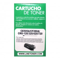 Toner compatible con HP 05A , 80A, CANON 120