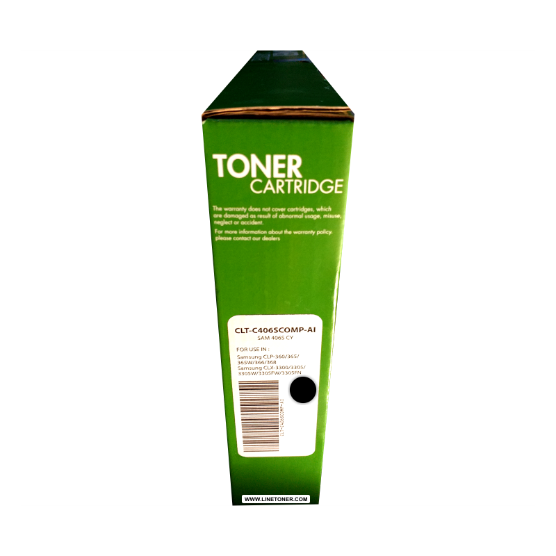 TONER COMPATIBLE GENERICO PARA SAMSUNG CLT C406S CIAN