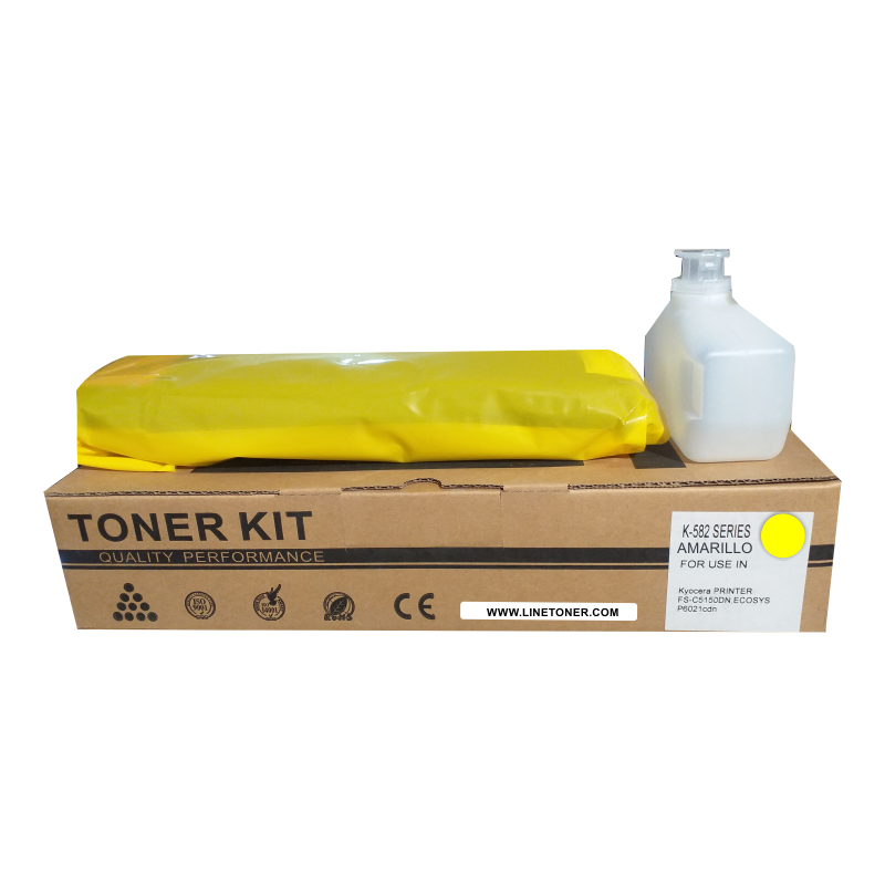TONER COMPATIBLE PARA KYOCERA  TK-582Y AMARILLO