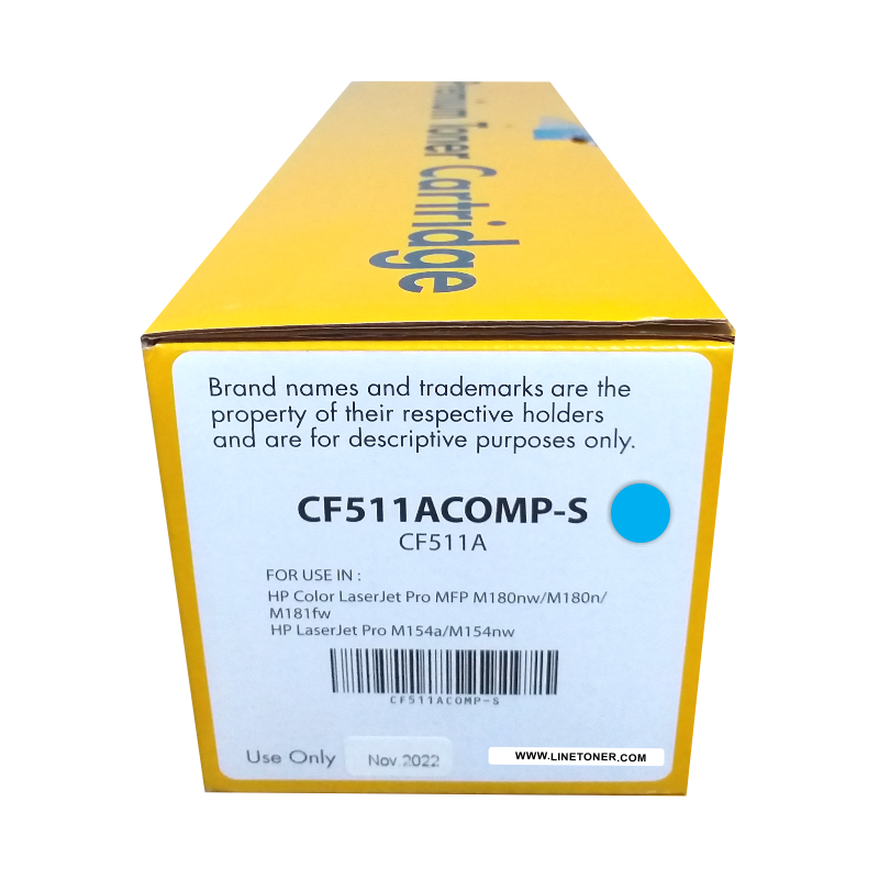 Toner compatible para HP 204A, CF511A, Cian