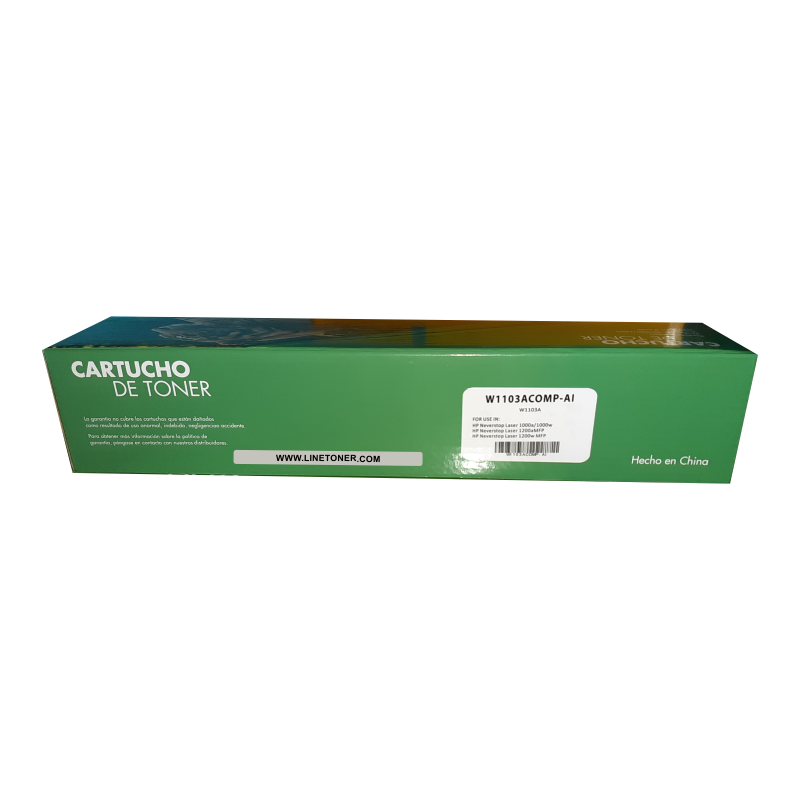 Toner compatible para HP W1103A (103A) negro 2,500 páginas